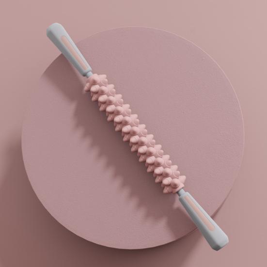 Massage Stick Multifunctional Handheld High Hardness with Non-slip TPR Handles Comfortable Grip Muscles Relaxation Thickened Bearing Muscle Roller