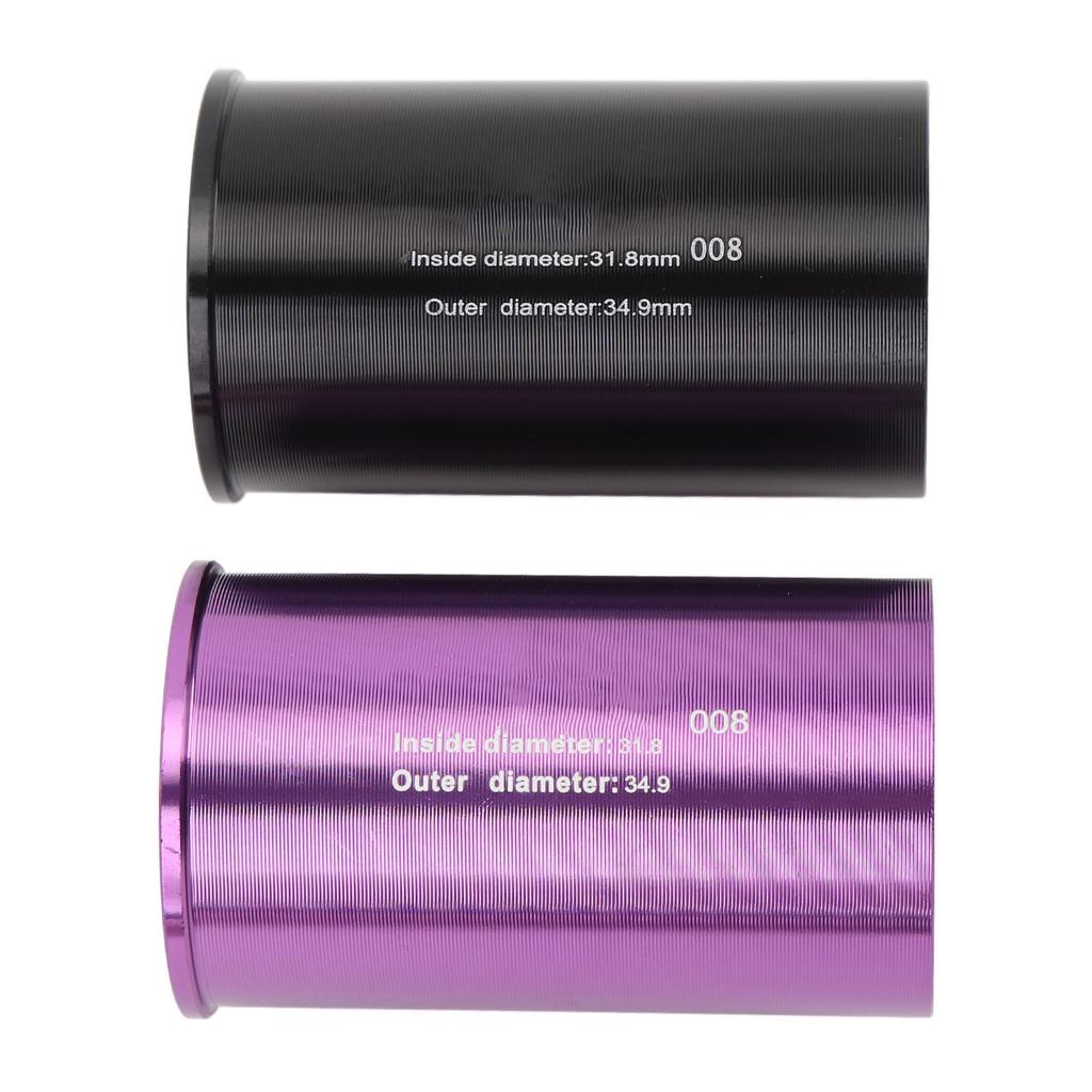 Fahrrad Sattelstützen-Shim Aluminiumlegierung Verbesserte Leistung Sattelstützenrohr-Adapter Reduzierhülse Shim