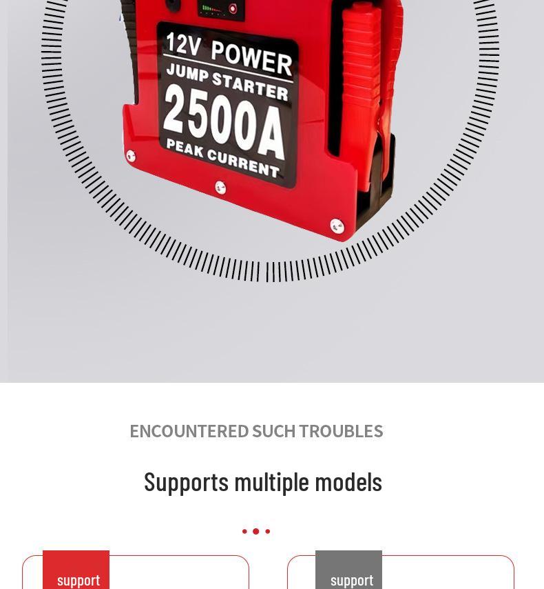 Pan Shuo 12V Car Jump Starter Power Bank: High-Capacity Lithium Battery for Emergency Vehicle Ignition and Repair.