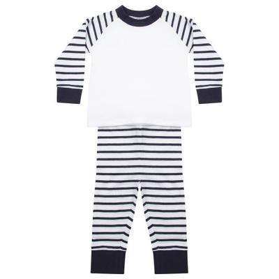 Childrens/Kids Striped Long Pajamas Set