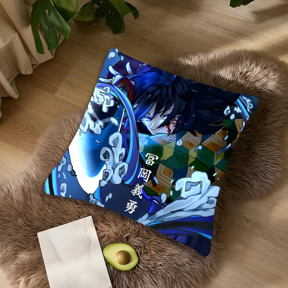 New Movie Popular D-DEMONS Cool S-LAYER Anime Pillow Case Toon Gift Cushion Cover Bedroom Home Sofa Chair Seat Decor Pillow Case