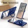 Voor Samsung Galaxy Z FLIP 8 Hoesje Hard PC Scharnier Magnetisch met Ringstandaard Beschermende Achterkant Hoesje voor Z FLIP 8 Telefoonhoes