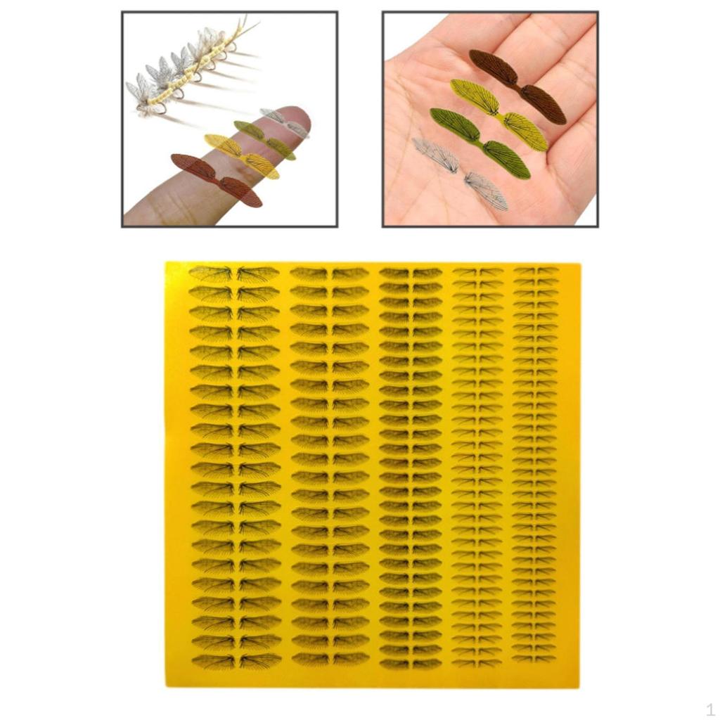 Bionischer Flügel zum Basteln von Fliegenbindeködern DIY Angelmaterialien