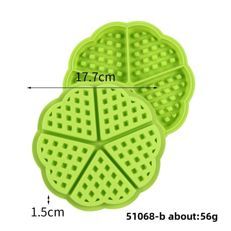 Food Grade Silicone Waffle Mold DIY Cake Mould Non-stick Silicone Baking Mold Set Kitchen Bakeware Waffle Maker