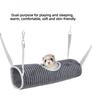 Hamster Plush Hammock Warm Rat Hammock for Rodents Ferret Hide Tunnel Rodent Squirrel Sugar Gliders Cage Rats Accessories