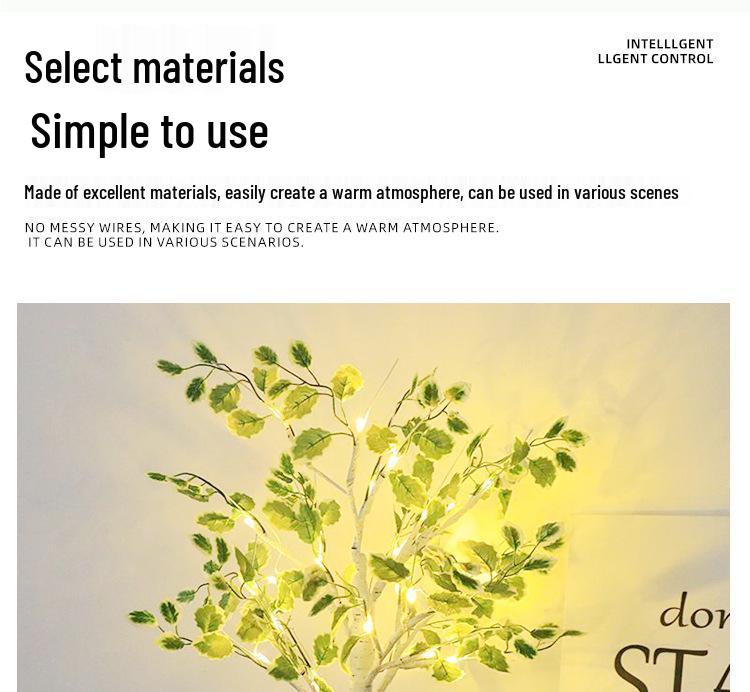 2026 Landscape LED Christmas Lights: Room Atmosphere Decor, Festival Party Night Tree Ornaments