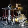 UOOS Handmade Glass Red Wine Goblet Set