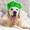 Pet Headdress Kadeře Paruky Kostým Psí Paruky pro Malé Střední Velké Domácí Mazlíčky Párty Zelený Příčesek na Halloweenskou Párty