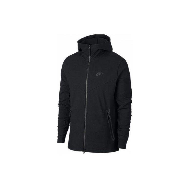 Nike Teck pack zipped hooded jacker Black Men s AA3785-010 S