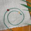 DIY Extremely Fine 1mm String Lucky Beads Anklet Carrying Strap