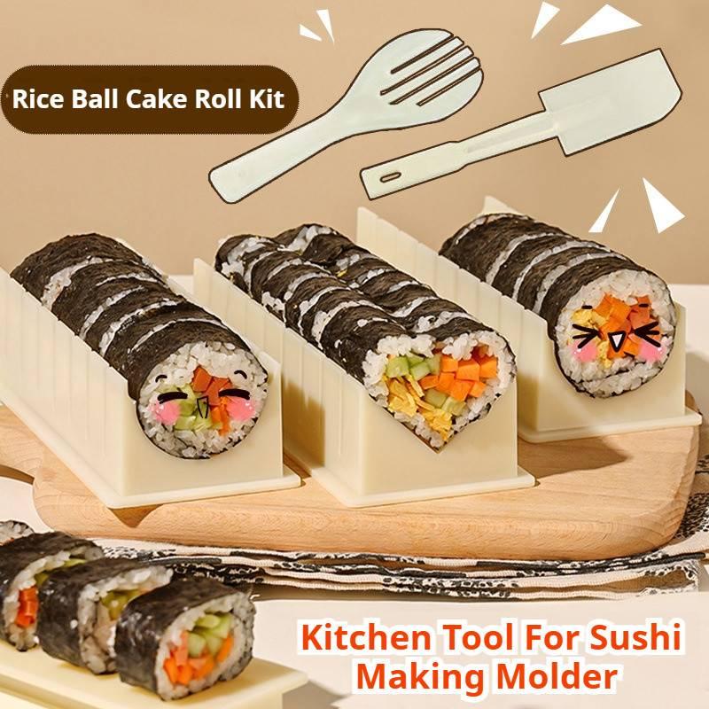 1 Piece Diy Rice Ball Molder Sushi Making Tool Cake Roll Press Maker Japanese Mold Tool