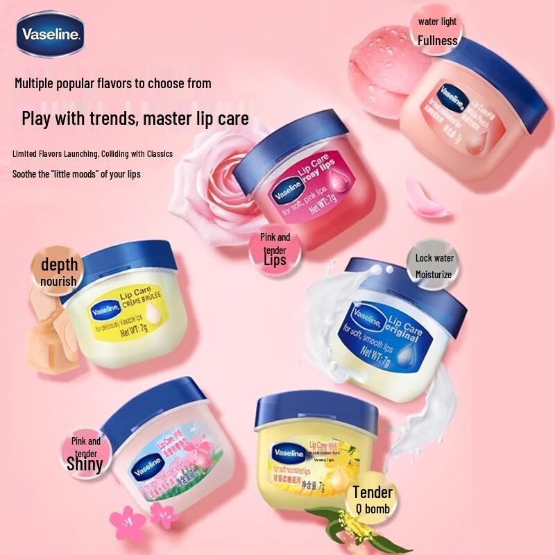 Vaseline Moisturizing Lip Balm Duo (White Peach & Original)