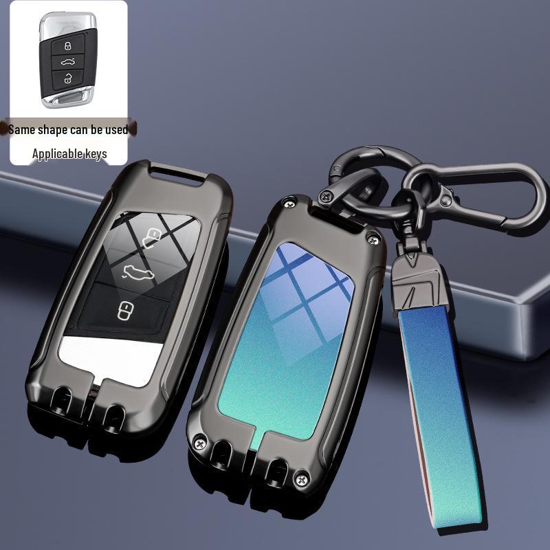 Compatible Key Case for Volkswagen Cars: 24 Sagitar, Bora, Golf 7, Tiguan L, Tayron, Yi, Magotan, and 23 Model CC.