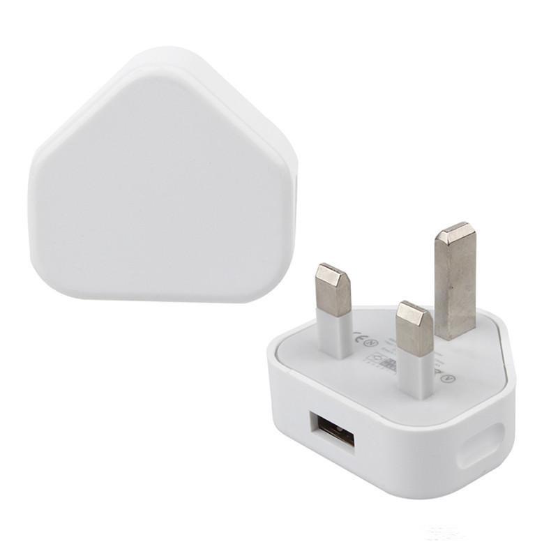 5V1A Charger with British Standard Plug, Hong Kong Style, Single USB Port