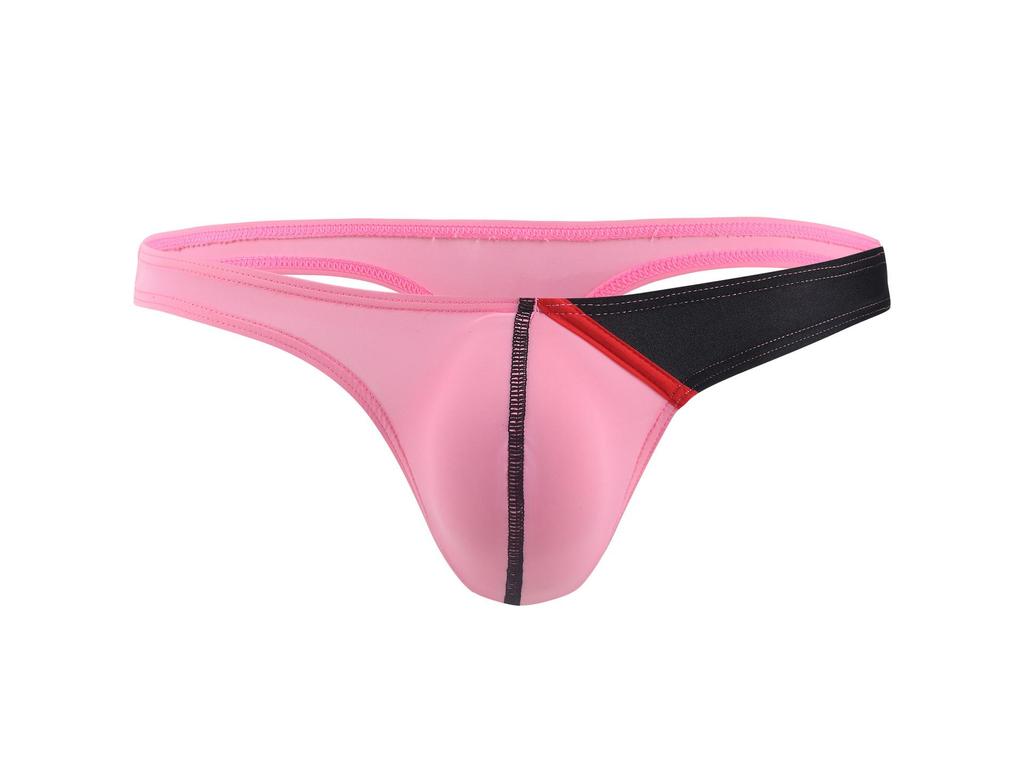 Tanga de Hombre de Seda de Hielo Elástica de Cintura Baja E042