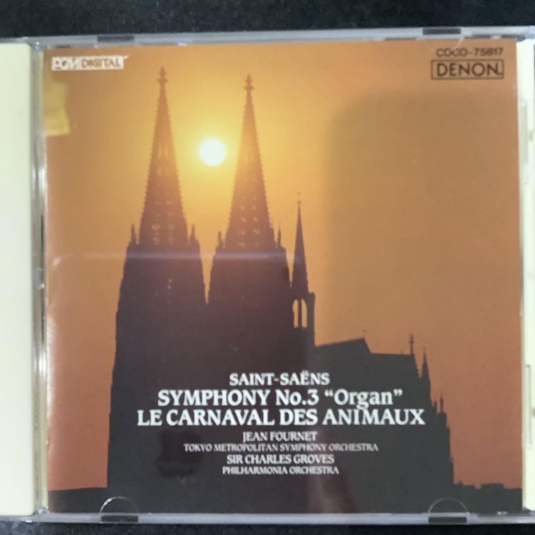 

[USED] Saint-Saens Symphony No. 3 Organ, Carnival of the Animals CD 183