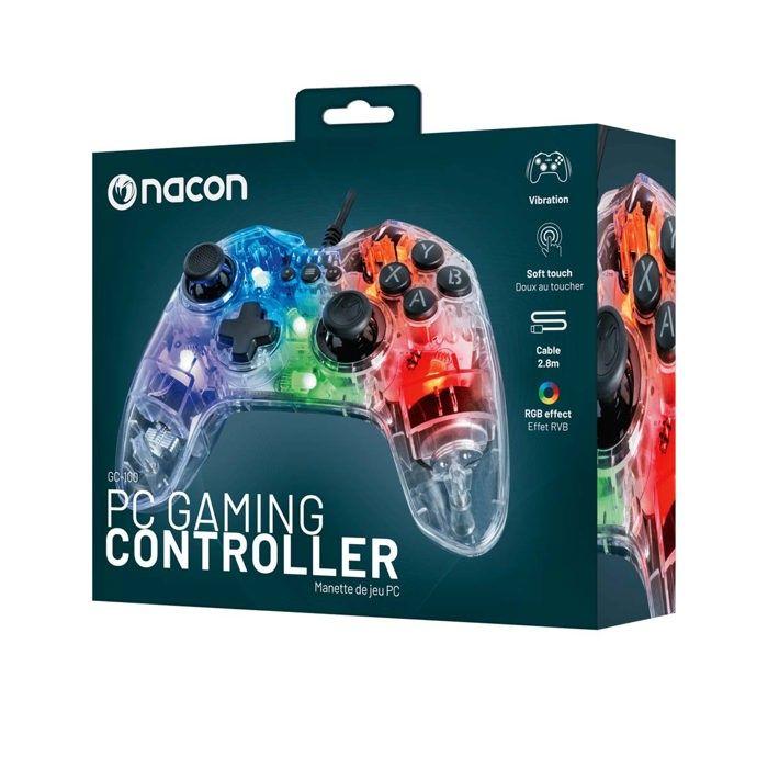 Manette filaire nacon gc 100rgb pour pc