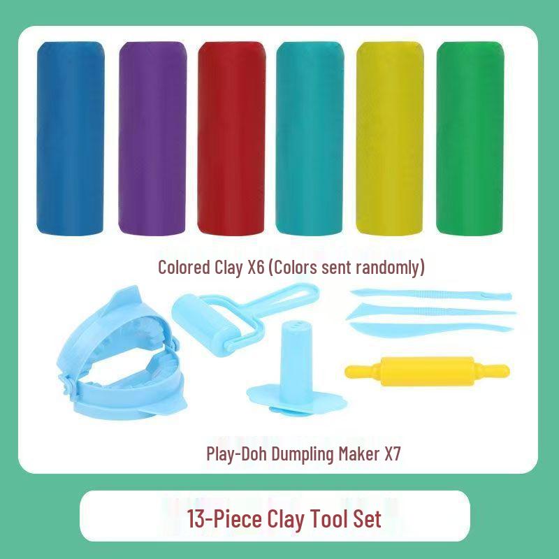 Clay Noodle Maker & Play-Doh Molds Set for Kids