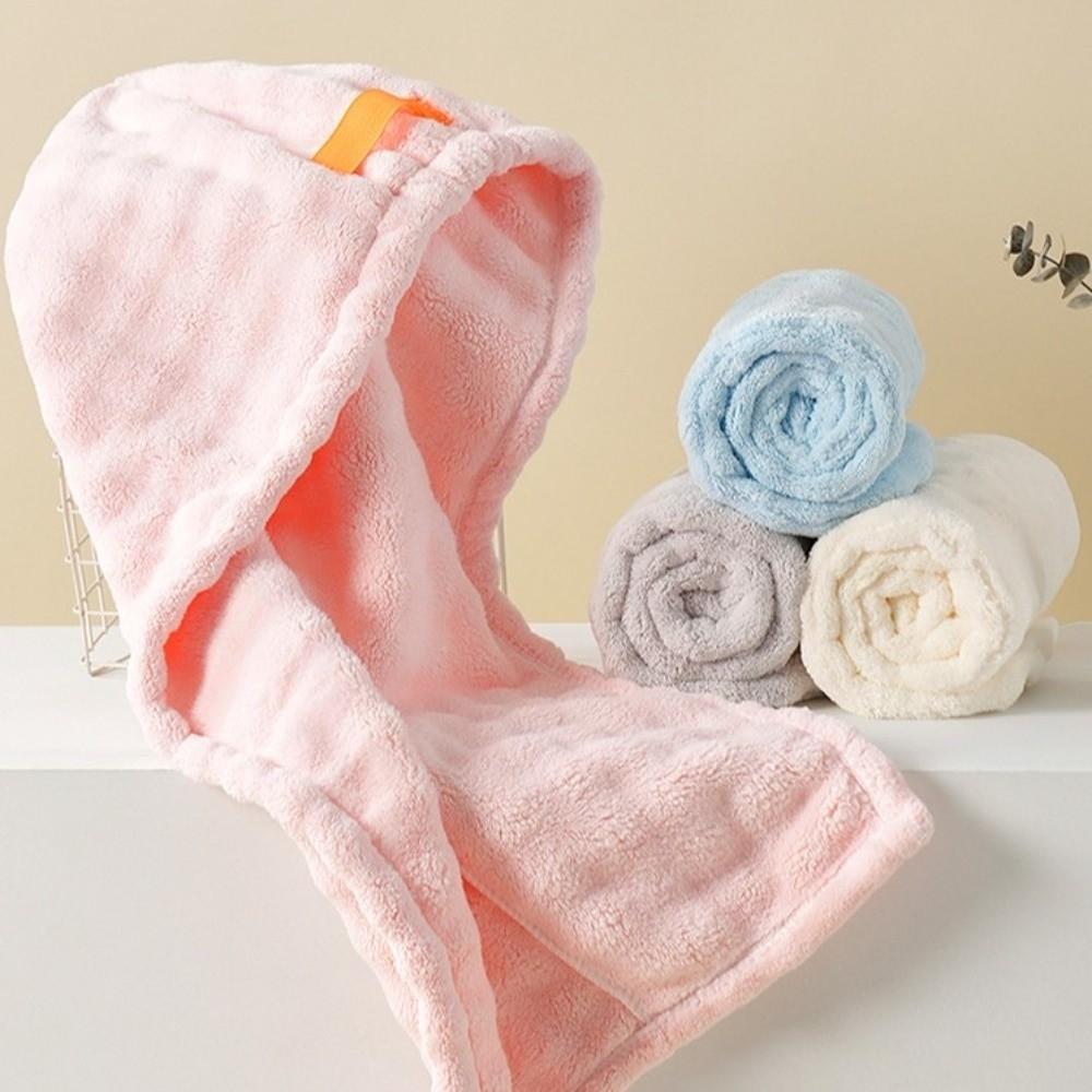 Microfiber Quickly Hair Dry Towel Extra Large Soft Bathroom Women Turban Thickened Super Absorbent Hair Dry Wrap Bonnets Girl
