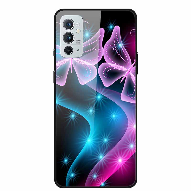 Tempered Glass Cover For Oneplus 9RT Case 1+ 9RT Hard Back Cover for Oneplus 9RT 5G Case Coque Bumper Funda OnePlus 9 1+9RT