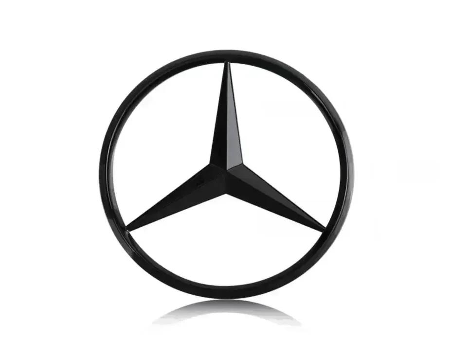 MEA4 70mm Car Badge Sticker Engine Emblem Decoration Decal for Mercedes Benz AMG A B C D M S R G Class W108 W124 W212 W176 W168 W202