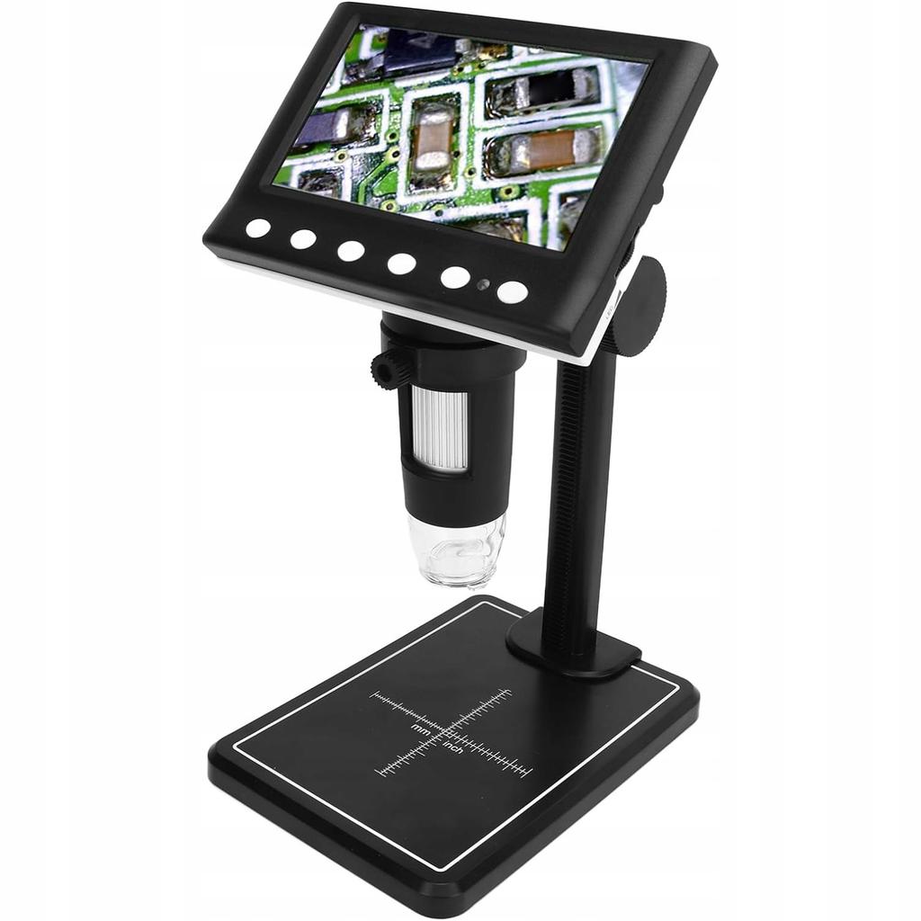 Digital microscope with 4.3 display + soldering station - 2-in-1 set