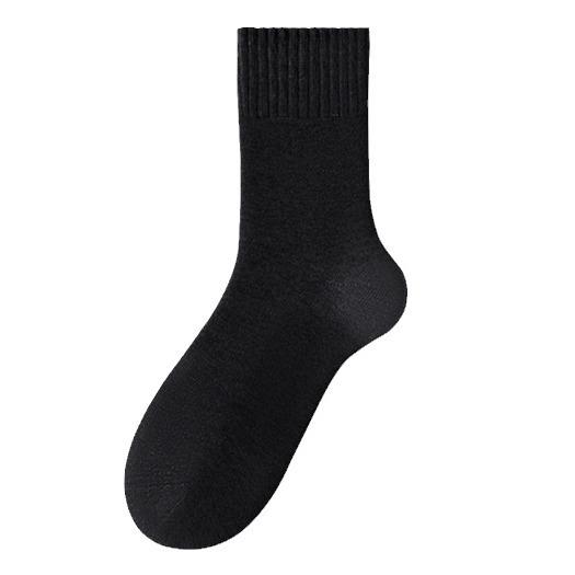 Wool Socks for Men, Mid-calf Socks, Warm and Anti-pilling Floor Socks