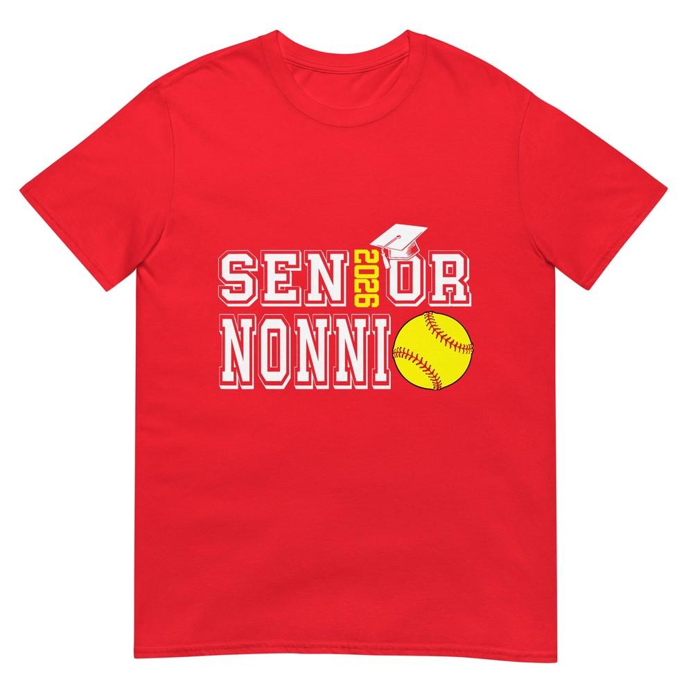 Senior Nonni Class Of 2026 Softball Nonni Graduation Tshirt S