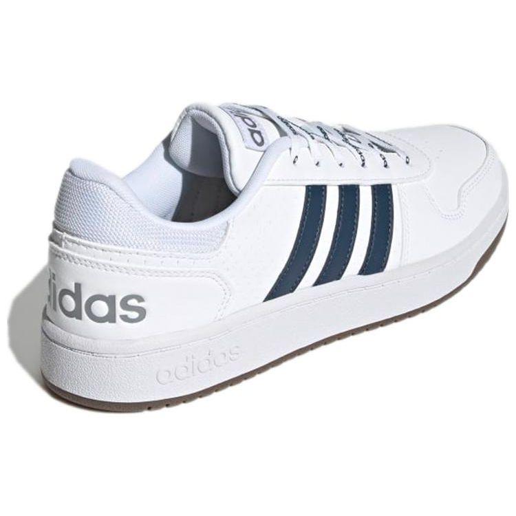 Adidas Hoops 2.0 White Crew Navy Unisex Sneakers Cloud-White Gum GZ7969