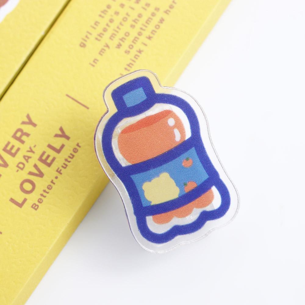 Clamp Letter Clip Page Holder Cartoon Transparent Clip Snacks Sealing Clip Paper Clip Binder Clips