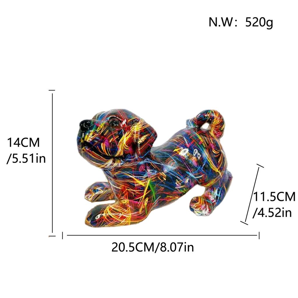 Sitzender Hund Wohnzimmer Weinschrank Handwerksdekoration Heim Desktop Büro Ornament Dekoration Geschenk