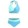 Summer Swimsuit Women Halter Bikini Set High Waist Swimwear Push Up Bikinis Backless Tankini 2 Piece Bathing Suit Beach Wear