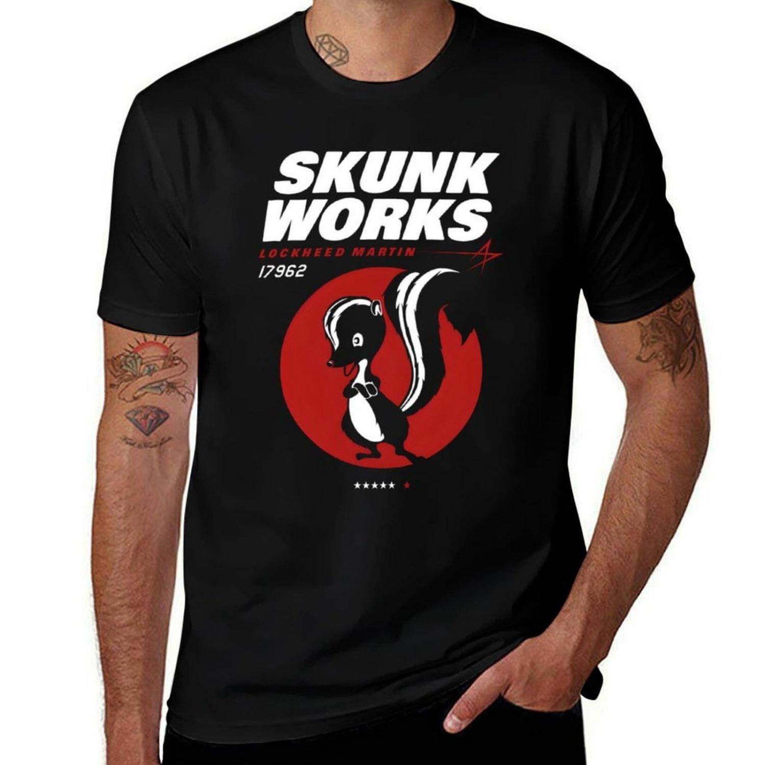 Lockheed Skunk Works - Skunk Works T-Shirt T Shirts Cotton 100% Man Tshirt T-Shirt S