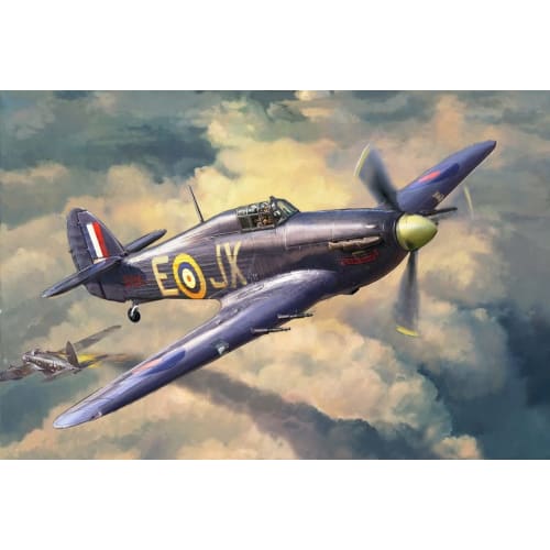 Zvezda 1/72 Scale Royal Air Force Hawker Hurricane Mk.2 C Plastic Model Kit ZV7322