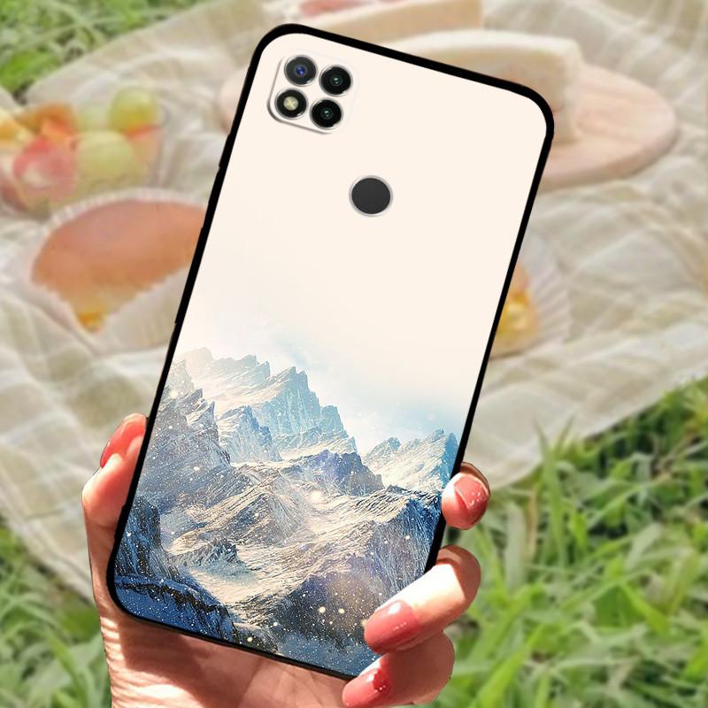 Pour Redmi 9C NFC Coque Mode Luxe Silicone Arrière de Téléphone Pour Xiaomi Redmi 9A 9C 9T Étuis Souples Anti-Choc Fundas Pare-chocs