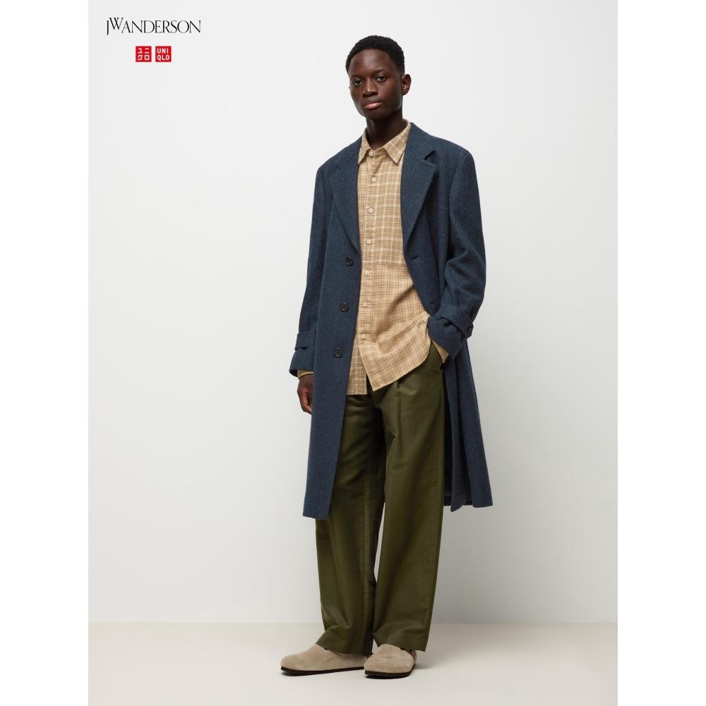 

Uniqlo Японское пальто Честер 68 BLUE/XS