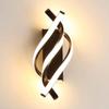 Lampă de perete LED cu design spiralat curbat pentru dormitor, noptieră, hol, sufragerie, scară, corp de iluminat pentru hol, decor pentru casă, lumină
