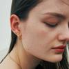 VERTE Basic Earring  Gold Ver.  2 Size    deux.silVer.131