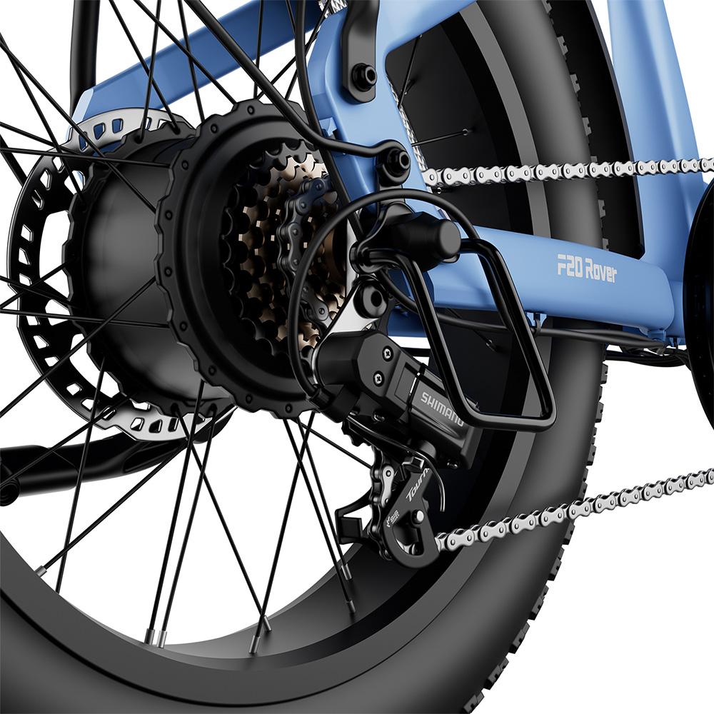 Elektrofahrrad Fafrees F20 Rover 250W Motor Höchstgeschwindigkeit 25km/h 20" Fat Tire Stadtelektrofahrrad 48V 20AH LCD Display 7 Gänge Maximale Belastung 150Kg