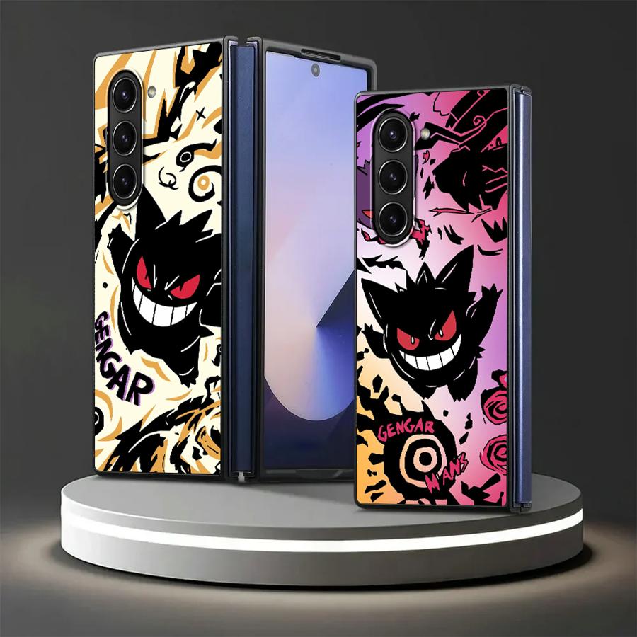Case for Samsung Galaxy ZFold7 ZFold5 ZFold3 ZFold4 ZFold6 Z Fold 7 6 5 4 3 Back Phone Cover Cool Gengar Pokemon