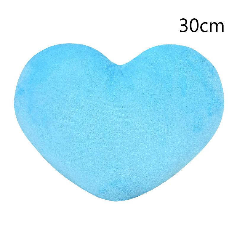 20/30Cm Heart Plush Toys Soft Cute Fuzzy Throw Pillow Toy Lovely Gift For Birthday Valentines Day Soft Stuffed Pillow