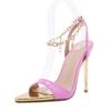 2026 Nuove Scarpe da Festa Donna Tacchi Alti Sottili Sandali Donna Personalizzati Cinturino alla Caviglia Scarpe con Tacco Alto Sandali