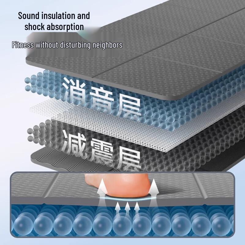 Jingzhou Foldable Extra-Wide Yoga & Fitness Mat