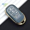 For Honda Civic Accord Hr-V Cr-V Crv    5Buttons Auto Shell Fob Holder Tpu Car Key Case Cover Keychain Accessories