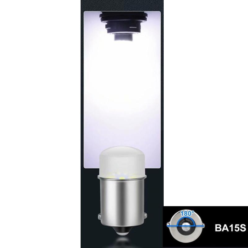2pcs 1156 P21W P21 5W 1157 BA15S BAY15D Led Car Signal Lamp Daytime Running Light 12V Auto Car Fog Lamp White Red Yellow