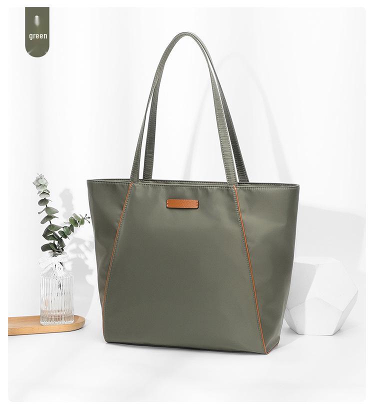 Women's Large Capacity Canvas Tote Bag - 2025 High-End Oxford Cloth Underarm Shoulder Handbag