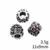 Bead Pendant Accesories Macroporous Big Hole Beads Loose Spacer Accessories Parts Metal Beads Accessories For Women