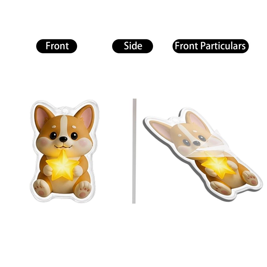 2026 Advent Calendar with Cute Pet Series Christmas Tree Hanging Ornaments