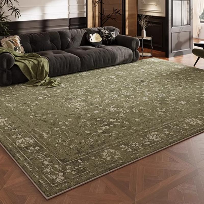 Nordic Style Living Room Decoration Soft Carpet Washable Lounge Green Floor Mat Large Area Rugs for Bedroom Anti-slip Study Rug