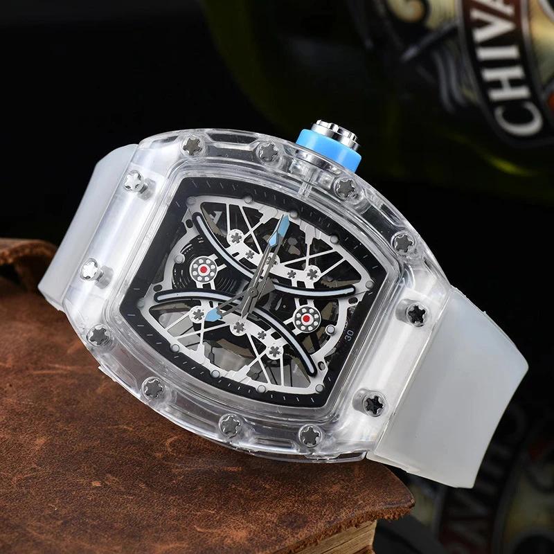 Personality Through the Bottom Sports Retro, Gear Machine Quartz, Fashion Watch